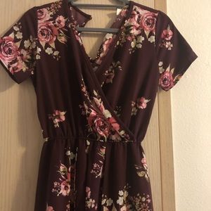 Miami brand maxi romper from Francesca’s
